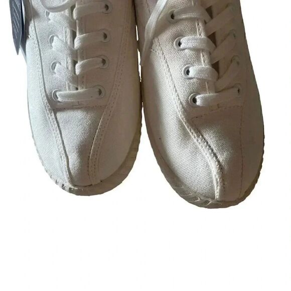 NWT Anthropologie Tretorn Nylite Bold Platform White Sneakers SZ 11 - Picture 9 of 14